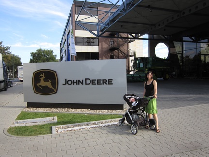 Erynn and Greta at the John Deere Forum